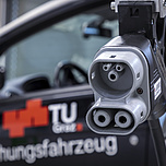 TU Graz, Roboter E-Ladestation, E-Tankstelle