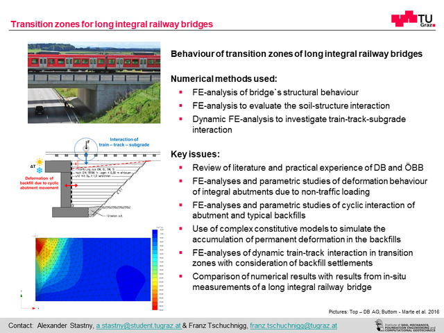 Transition zones for long integral railway bridges