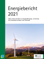Cover of the energy report of Styria 2021.