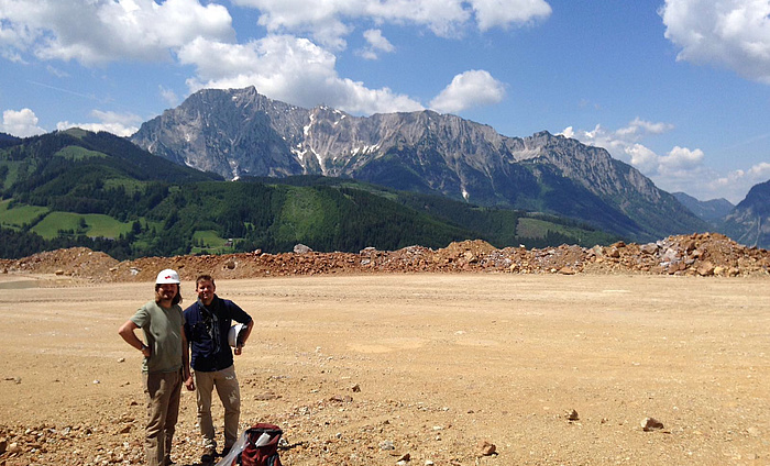 Ronny Boch and Oliver Nebel on the Erzberg.