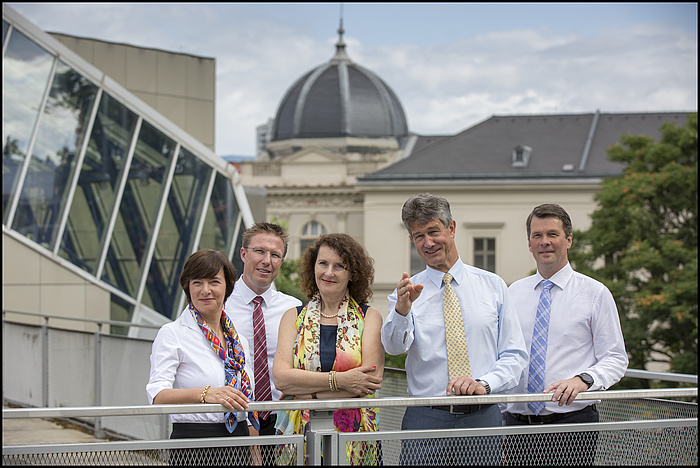 The rectorate's team of TU Graz.