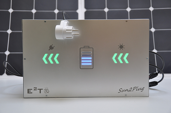© Keller - TU Graz Prototype of the plug&play storage system „Sun2Plug“.