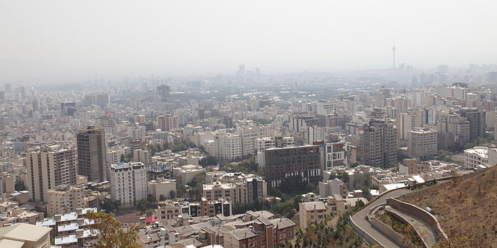 © Lola Anna Seibt Blick von oben auf Teheran.