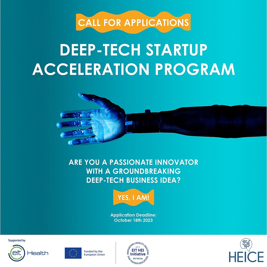 Sujet Project HEICE Deep-Tech Startup Acceleration Program - Call for Application