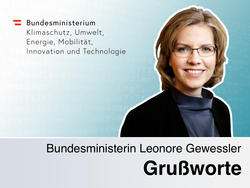 Portraitfoto von Bundesministerin Leonore Gewessler