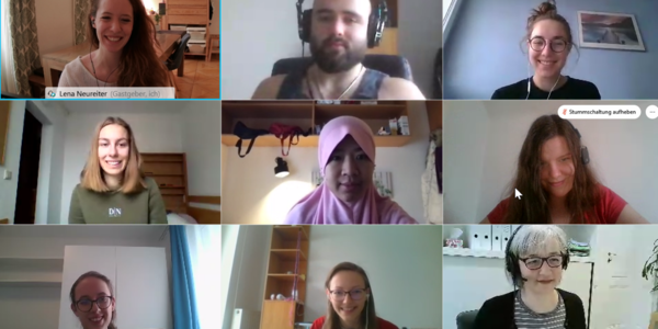 online, meeting, coordinators, international affairs, students 