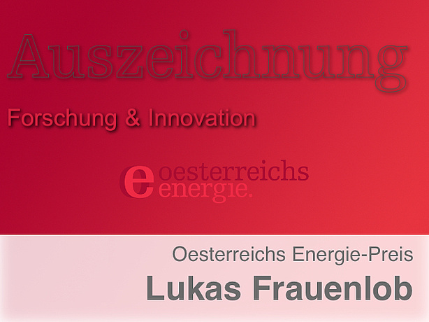 Red Background with text "Award Science and Innovation"