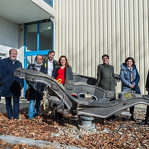 Gruppenfoto am Institut (Copyright: © TU Graz)