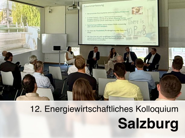 In the picture, you can see Sonja presenting in front of a screen, and in the foreground, you can see the audience.
