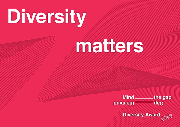 Text auf rotem Hintergrund: Differences matter.