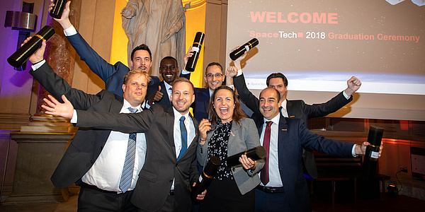 Cheering SpaceTech graduates