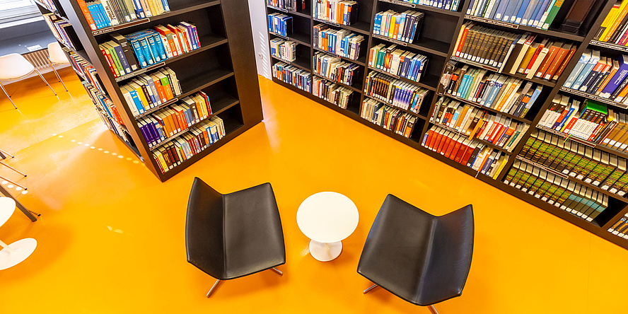 Lesesaal der Hauptbibliothek im 2. OG