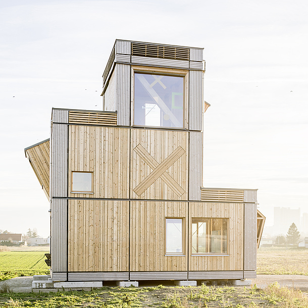 Innovatives Holzhaus