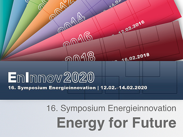 Banner of the 16th Symposium Energy Innovation.