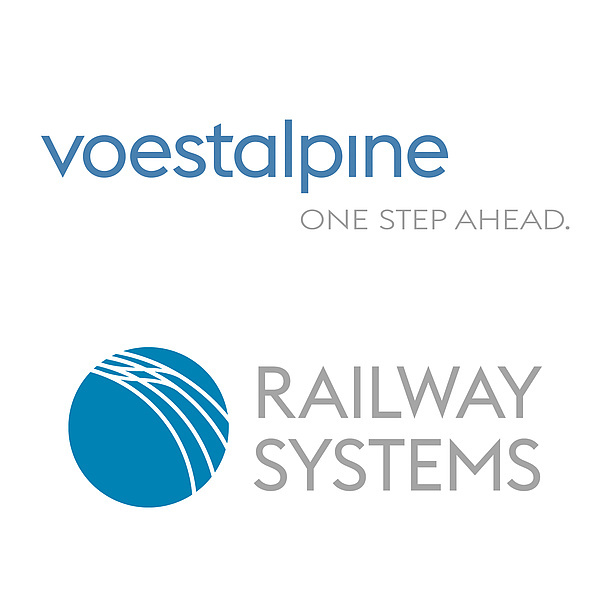 Logos Voestalpine und Railway Systems
