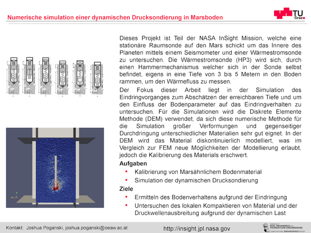 Numerische Simulation einer dynamischen Drucksondierung in Marsb&ouml;den