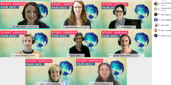 information event, mobility programmes, grants, scholarships, Auslandsaufenthalt, online, webex 