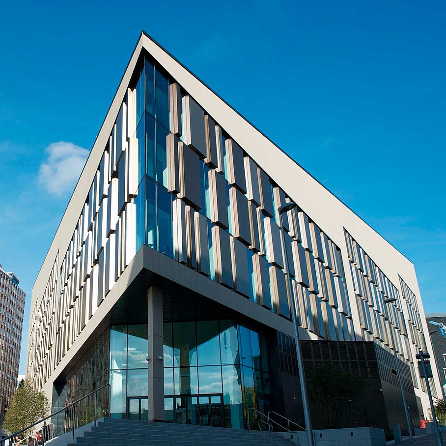 Modern building of Strathclyde University