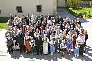 Group photograph at the wedding of our former member Mrs. Maria Elisabeth Collins.