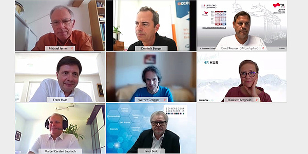 Screenshot Teilnehmerinnen und -teilnehmer Vernetzungstreffen Inno-EBS