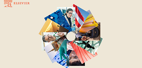 Grafische Zusammenfügung verschiedener Forschungsfotos.
