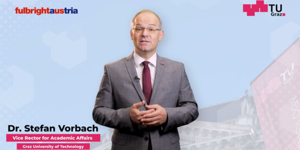 vice rector, speech, Fulbright Austria