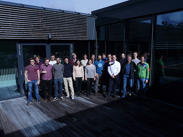 Group picture of the SappZ team, A. Bergmann and M. Kraft.