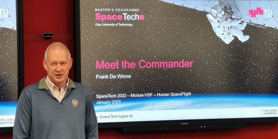 Astronaut Frank De Wimme