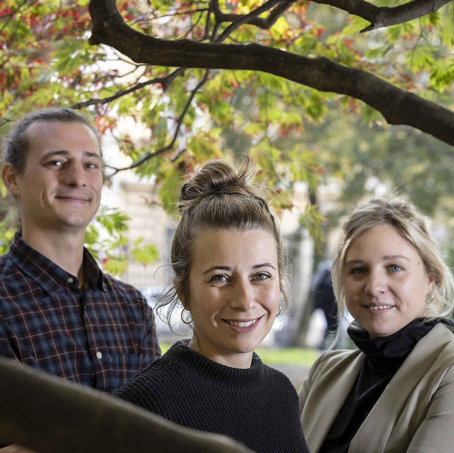 Portrait of 3 people