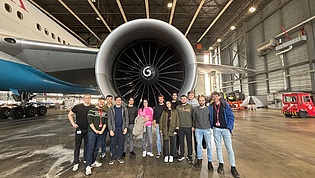 In March many members of the institute visited the maintenance facility of the Austrian Airlines at the Vienna airport.