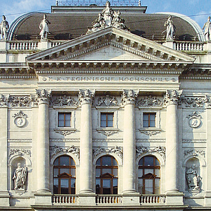 Front view, Graz University of Technology. Photo source: TU Graz