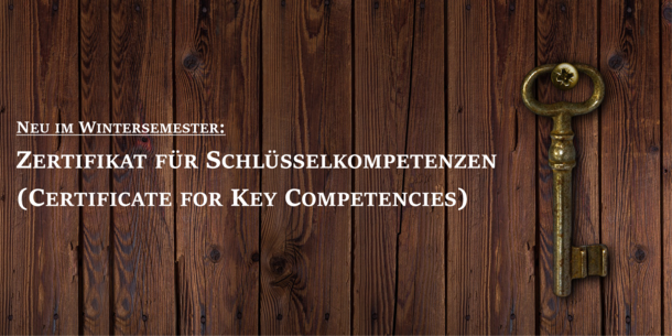 Text in the picture: Certificate for Key Competencies