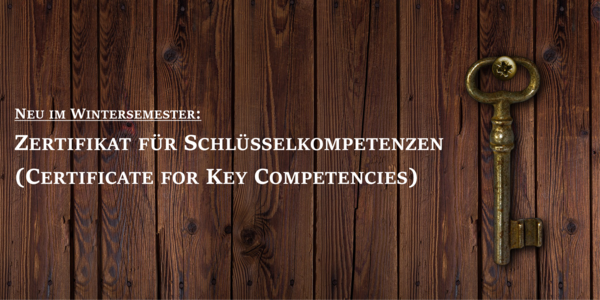 Text in the picture: Certificate for Key Competencies