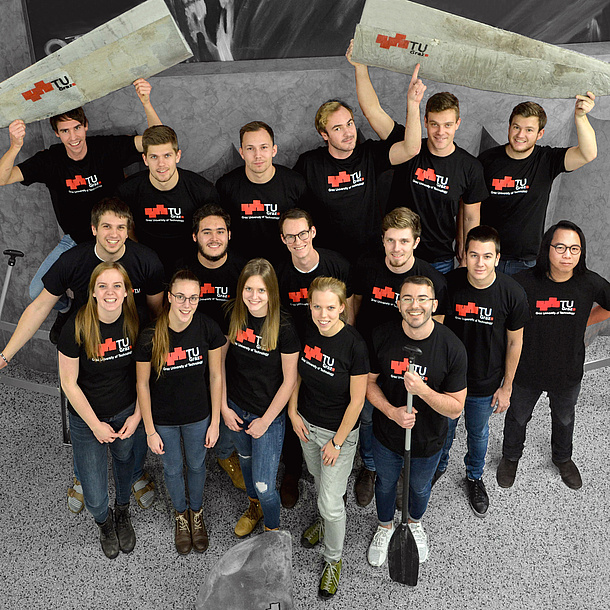 Betonkanu Team, Bildquelle: Betonkanu – TU Graz