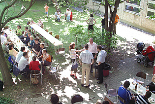 Annual institute's barbecue in July.