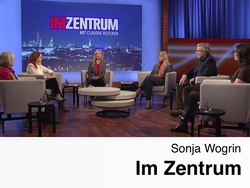 Studiofoto der TV-Sendung Im Zentrum.