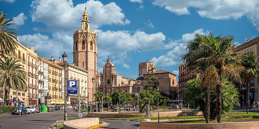 Altstadt in Spanien