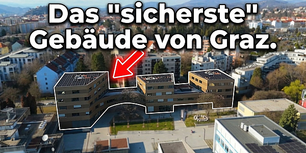 Das Gebäude von oben.