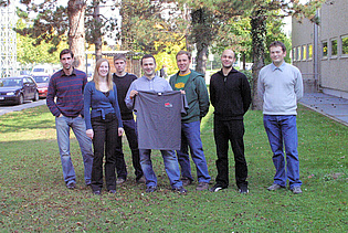 Running team of the Institute for the Graz City Marathon taking place on October 12, 2008