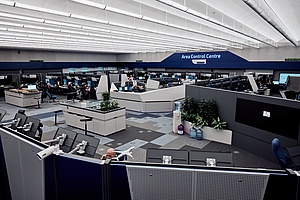 View of an airtraffic control-room