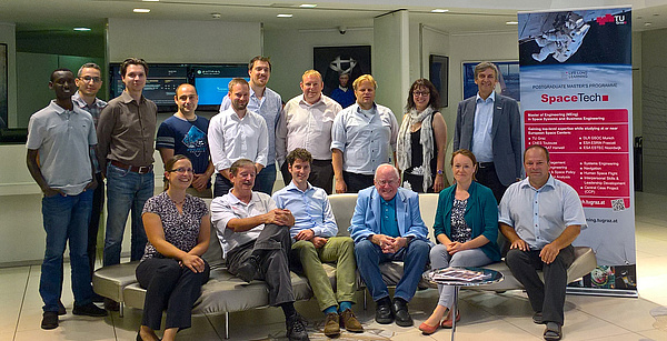 Group picture of SpaceTech participants. Source: Schrotter – TU Graz