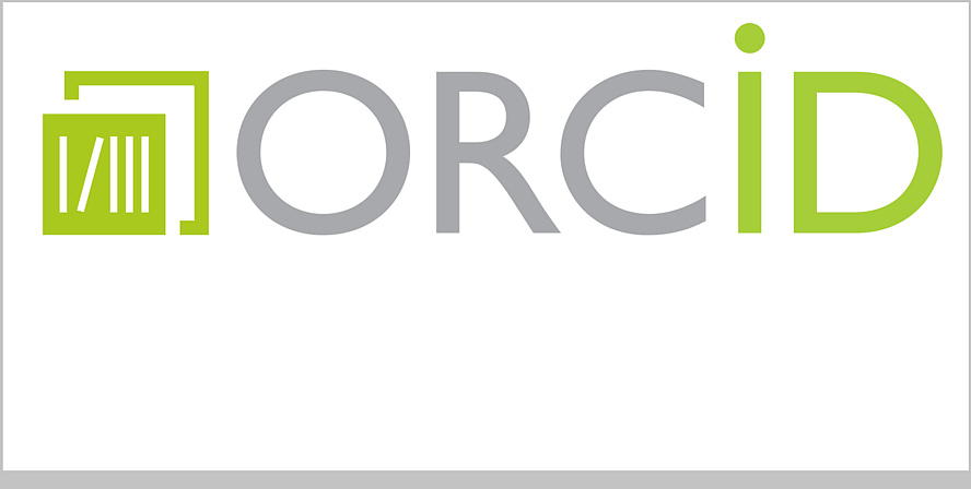 Bibliothekslogo mit ORCID-Schriftzug
