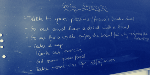 Blackboard, coping strategies, intercultural awareness 