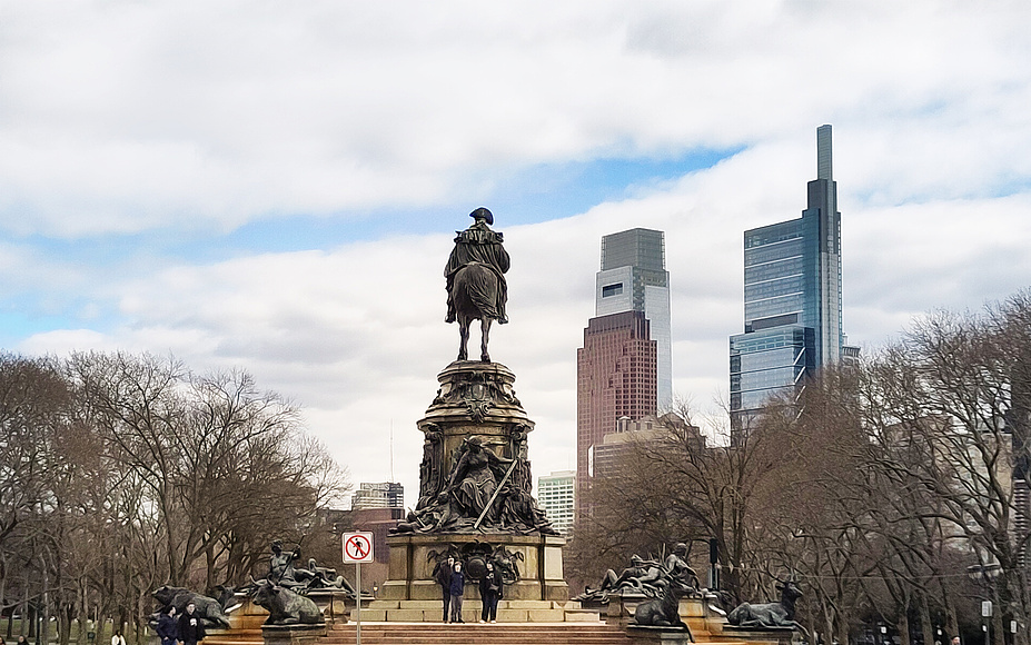 Die Skyline von Philadelphia