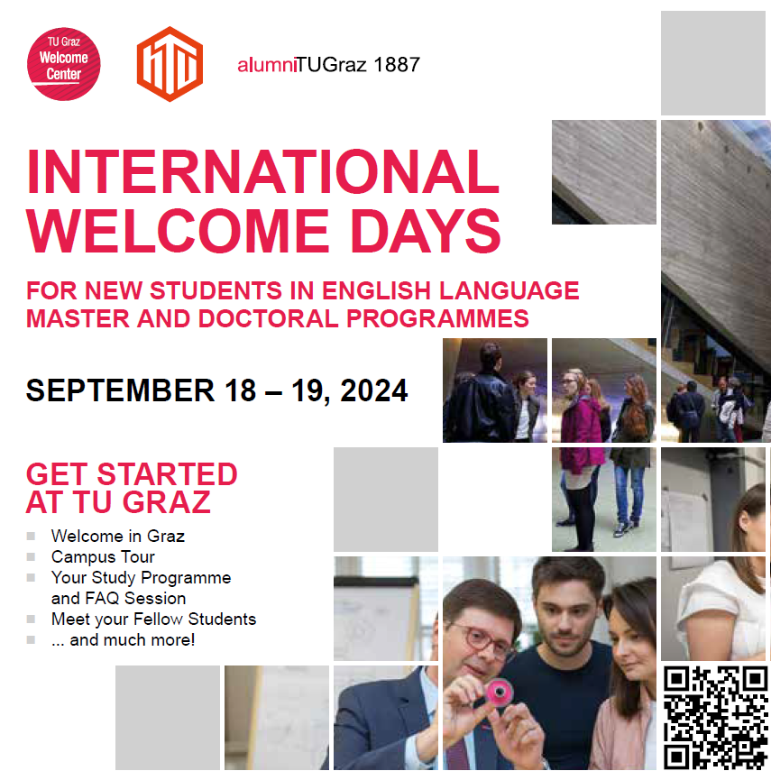 International Welcome Days for new students in English language Master and Doctoral programmes