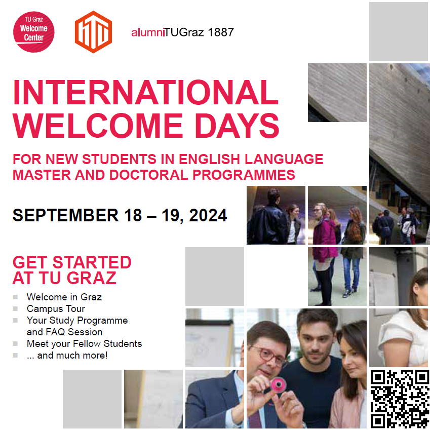 International Welcome Days for new students in English language Master and Doctoral programmes