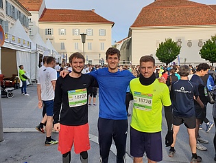 Philipp Bruckner, Simon Pramstrahler and Filippo Merli, our participants of the Business Run 2019