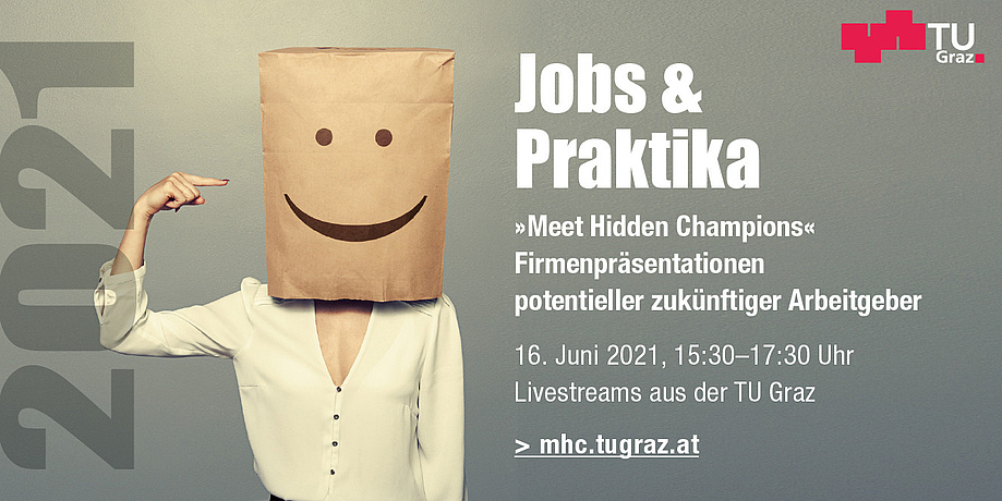 Sujet zum Karriere-Event mit der Aufschrift "Meet Hidden Champions".