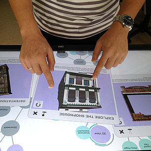 Several pictures of a shopping center. Photo source: Jumming Peng, Fraunhofer IDM@NTU