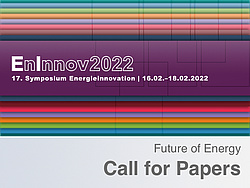 Banner EnInnov2022. 17. Symposium Energieinnovation. 16.-18.2.2022